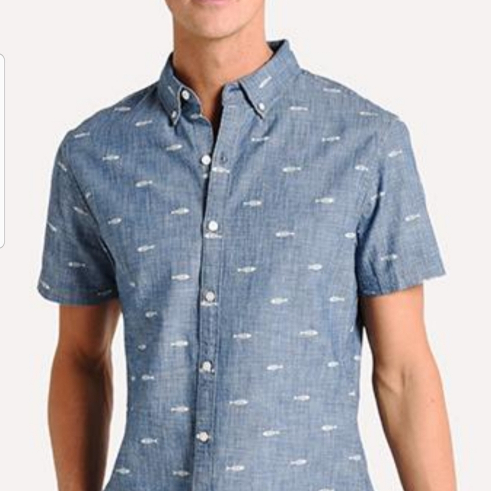 COPY - BONOBOS RIVIERA SHORT SLEEVE SHIRT SLIM FIT